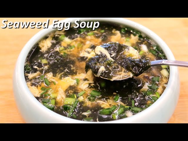 紫菜湯英文怎麼拼?紫菜湯的功效與禁忌必知!
